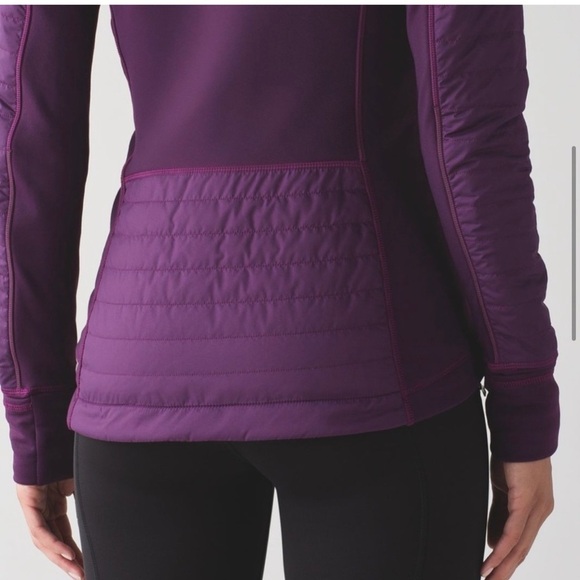 Lululemon RARE Dark Magenta First Mile Puffer Hooded Jacket - Picture 6 of 16